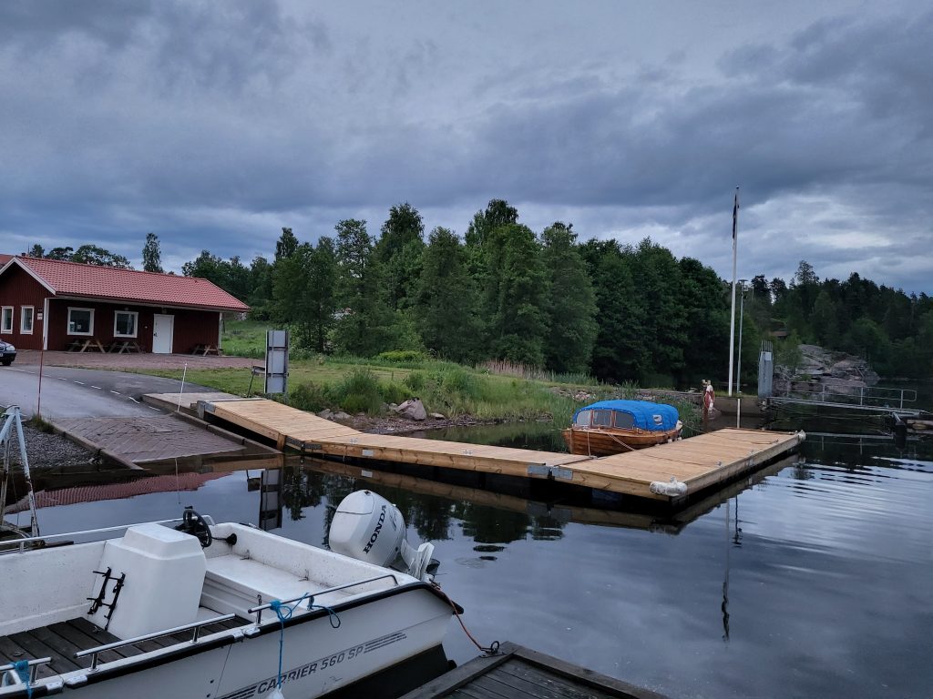 Nya sjösättningsbryggan